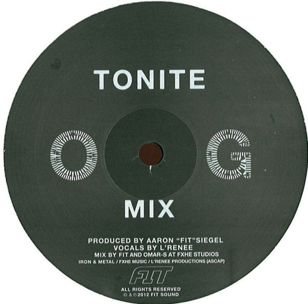 Aaron "Fit" Siegel* : Tonite (12")