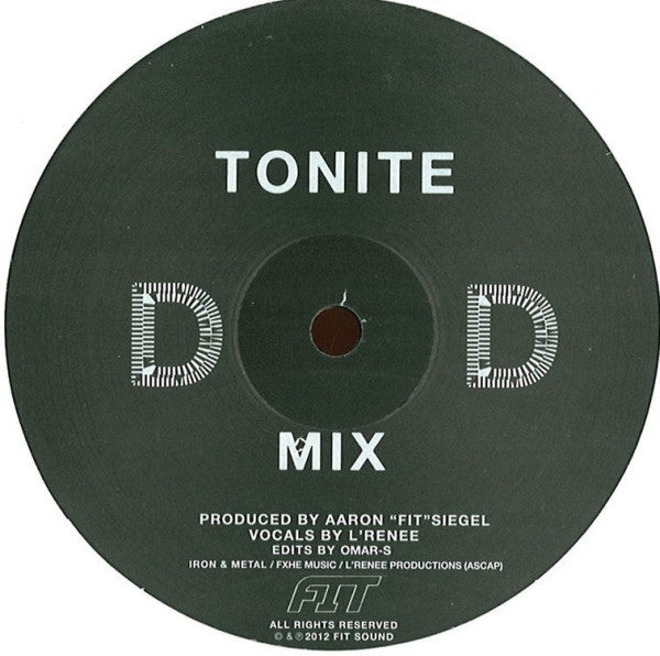Aaron "Fit" Siegel* : Tonite (12")
