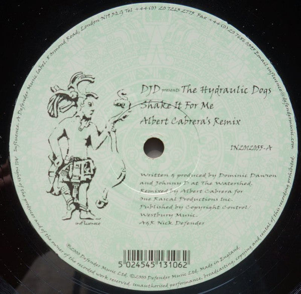 DJD presents The Hydraulic Dogs : Shake It For Me (Remix) (12")