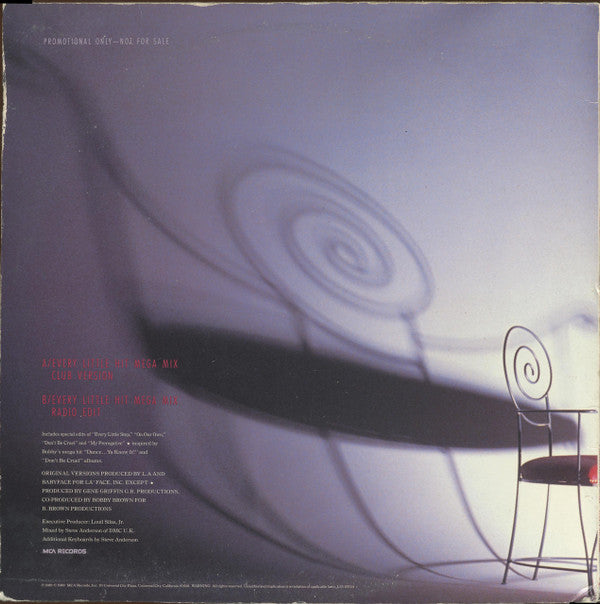 Bobby Brown : Every Little Hit (Mega Mix) (12", Promo)