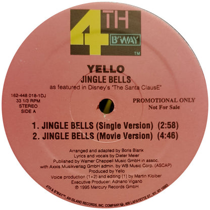 Yello : Jingle Bells (12", Promo)