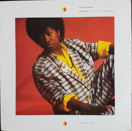 Joan Armatrading : Kind Words (And A Real Good Heart) (12", Single)