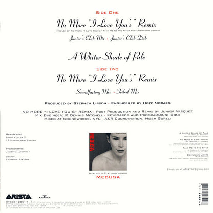 Annie Lennox : A Whiter Shade Of Pale / No More "I Love You's" (12")