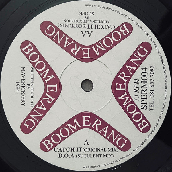 Boomerang : Catch It (12")