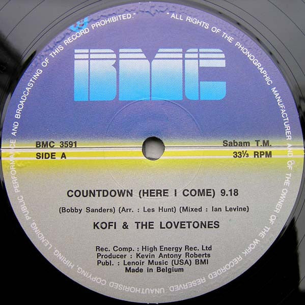 Kofi & The Love Tones : Countdown (12")