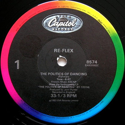Re-Flex (2) : The Politics Of Dancing (12", Single)