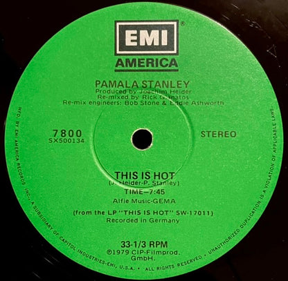 Pamala Stanley : This Is Hot (12")
