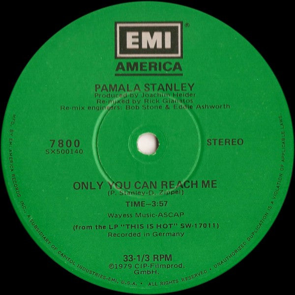 Pamala Stanley : This Is Hot (12")