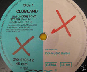Clubland : (I'm Under) Love Strain (12")
