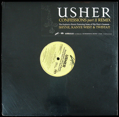 Usher Featuring Shyne, Kanye West & Twista : Confessions Part II (Remix) (12", Promo)