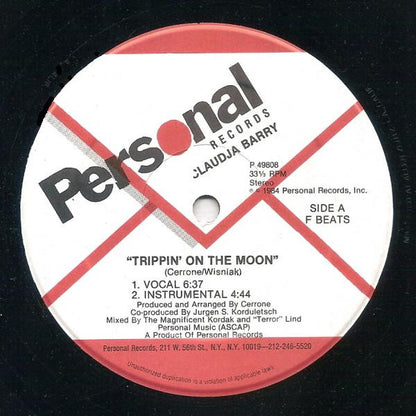 Claudja Barry : Tripping On The Moon (12")