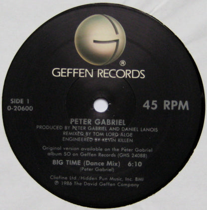 Peter Gabriel : Big Time (12", Maxi, SRC)