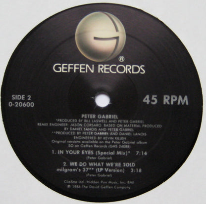 Peter Gabriel : Big Time (12", Maxi, SRC)