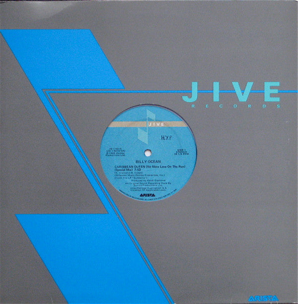 Billy Ocean : Caribbean Queen (No More Love On The Run) (12")