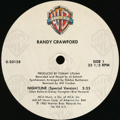 Randy Crawford : Nightline (12", Maxi)
