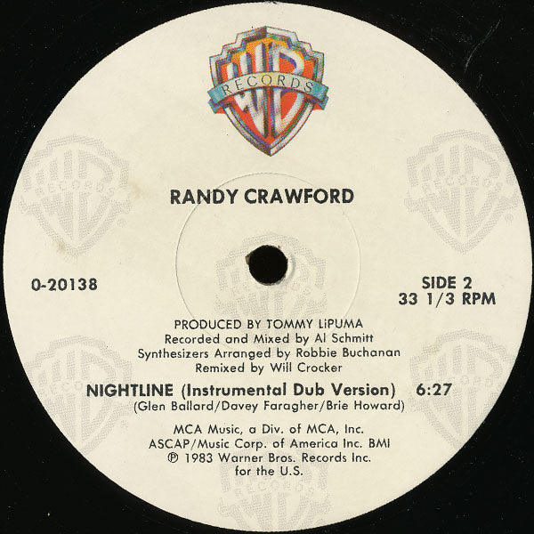 Randy Crawford : Nightline (12", Maxi)