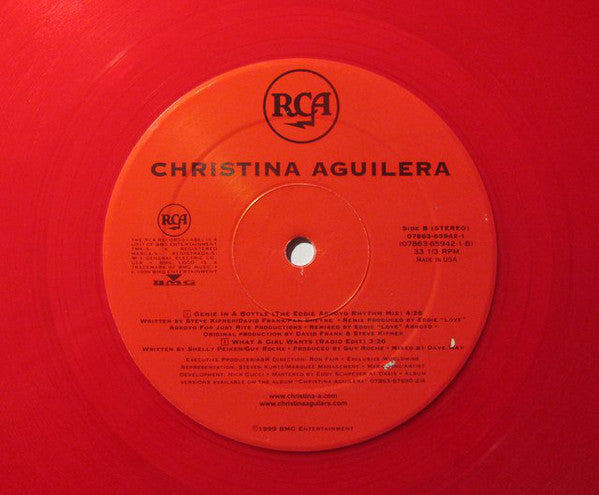 Christina Aguilera : The Christmas Song (Chestnuts Roasting On An Open Fire) (12", Red)