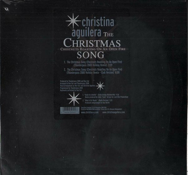 Christina Aguilera : The Christmas Song (Chestnuts Roasting On An Open Fire) (12", Red)