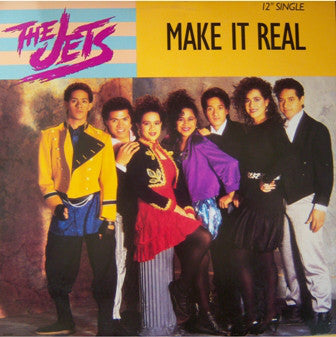 The Jets : Make It Real (12", Single, Glo)
