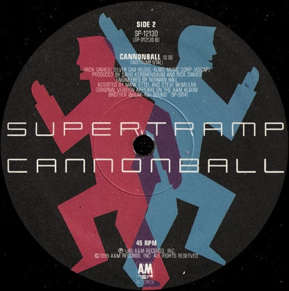 Supertramp : Cannonball (12", Single)