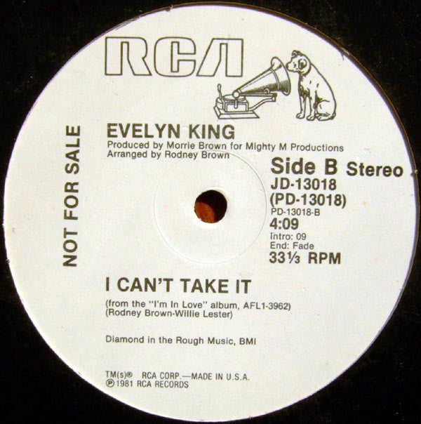 Evelyn King : Spirit Of The Dancer (12", Promo)