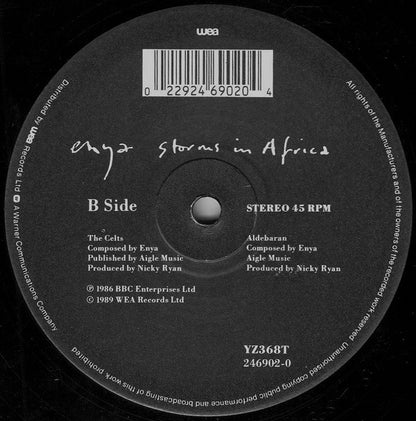 Enya : Storms In Africa (12", Single)