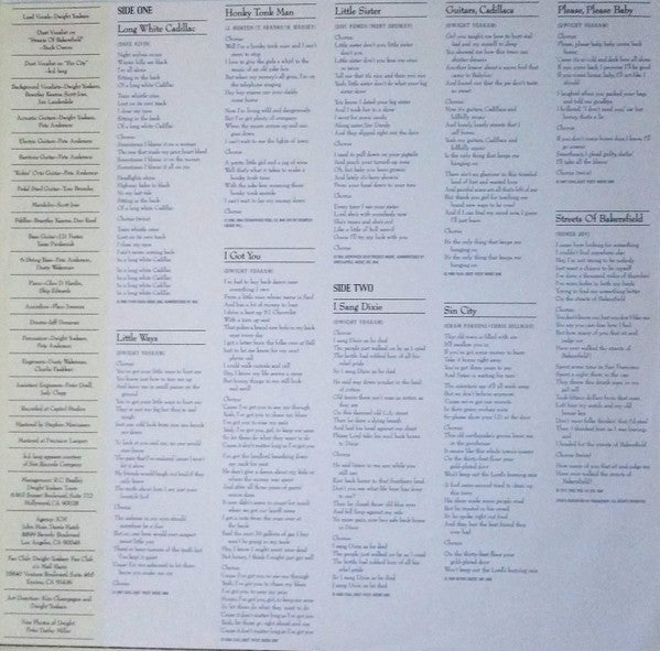 Dwight Yoakam : Just Lookin' For A Hit (LP, Comp)