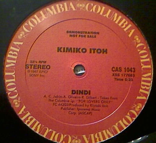 Kimiko Itoh : Dindi / The Look Of Love (12", Promo)
