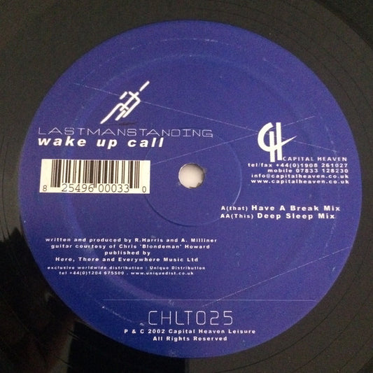 Lastmanstanding : Wake Up Call (12")