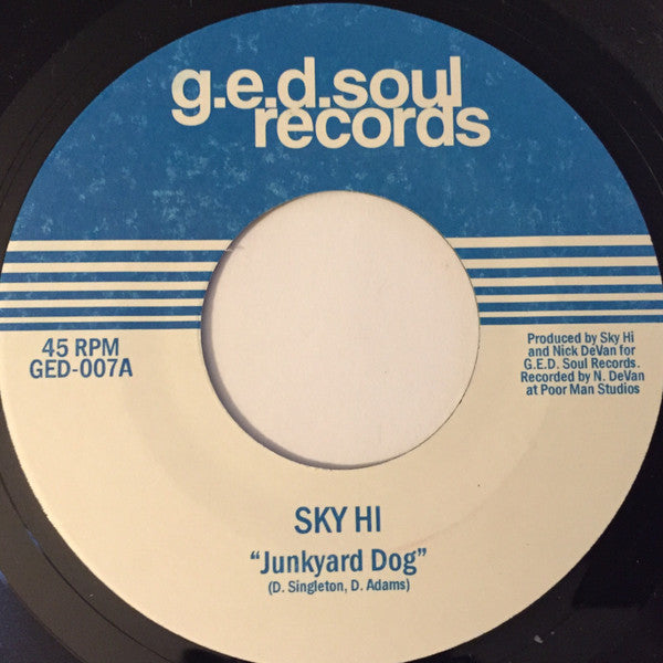 Sky Hi (2) : Junkyard Dog / Voltron's Dance Party (7")