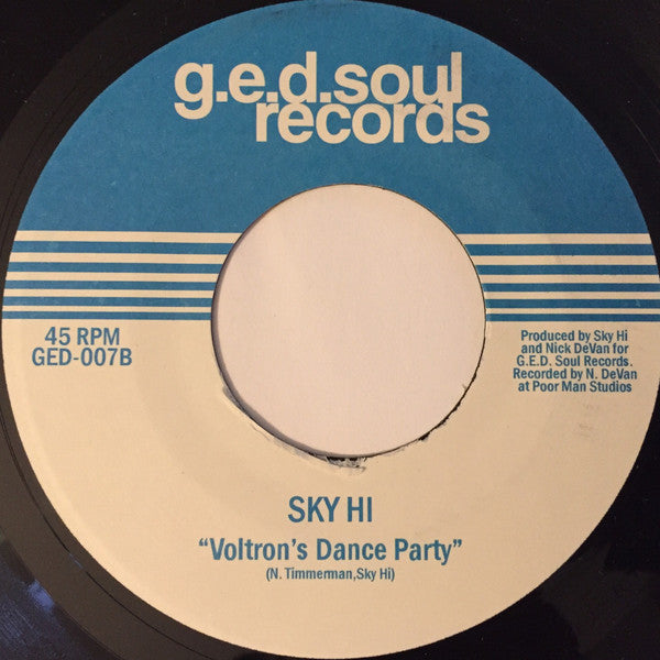 Sky Hi (2) : Junkyard Dog / Voltron's Dance Party (7")