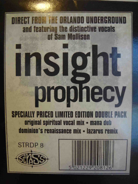 Insight : Prophecy (2x12", Ltd)