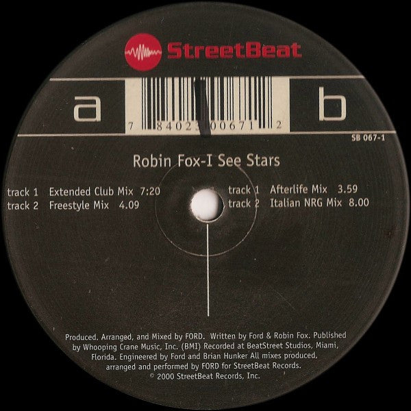 Robin Fox : I See Stars (12")