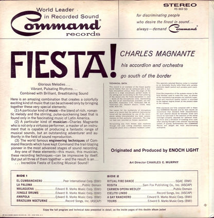 Charles Magnante And His Orchestra : Fiesta! (LP, Album, Gat)