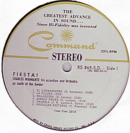 Charles Magnante And His Orchestra : Fiesta! (LP, Album, Gat)