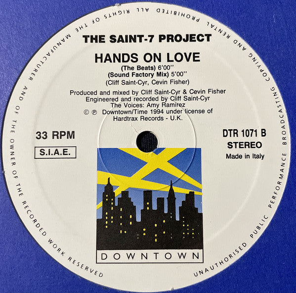 The Saint-7 Project* : Hands On Love (12")