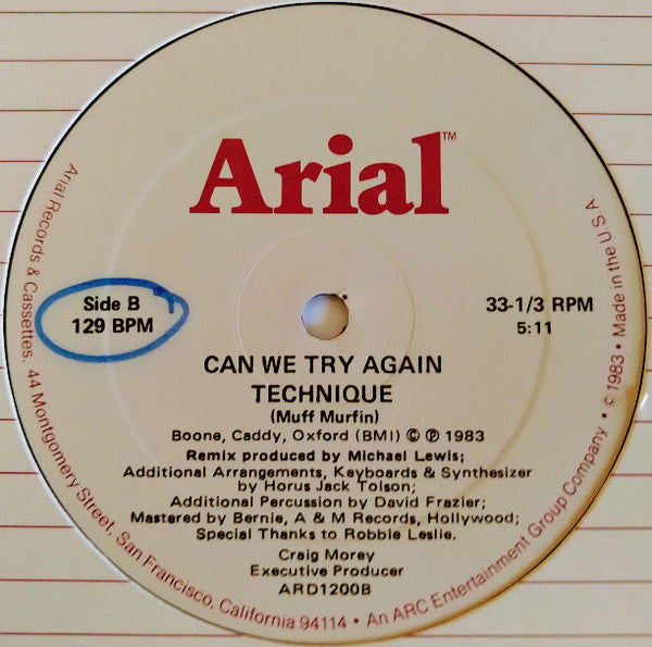 Technique (7) : (Looking For Someone To Love) Tonight (12")