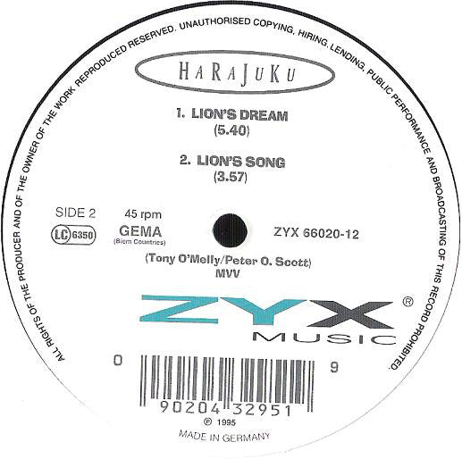 Harajuku : Can You Feel The Love Tonight (12")