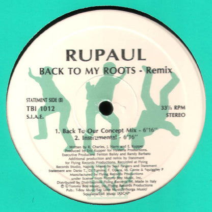 RuPaul : Back To My Roots (Remix) (12")