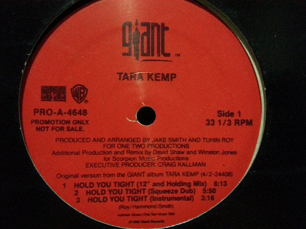 Tara Kemp : Hold You Tight (12", Promo)