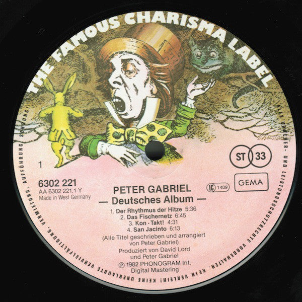 Peter Gabriel : Deutsches Album (LP, Album)