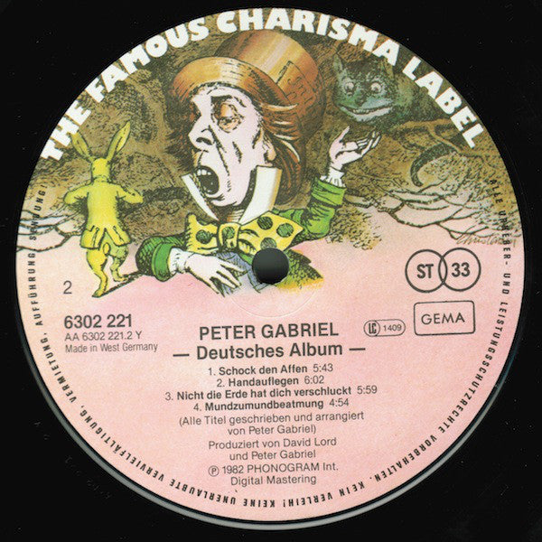 Peter Gabriel : Deutsches Album (LP, Album)