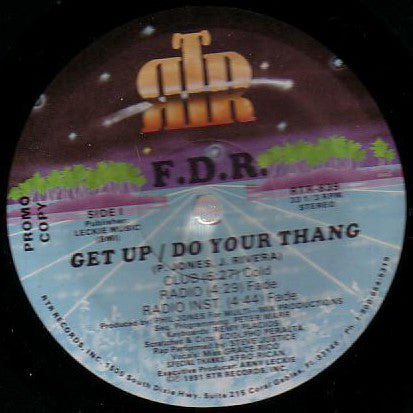 F.D.R. (5) : Get Up / Do Your Thang (12", Promo)