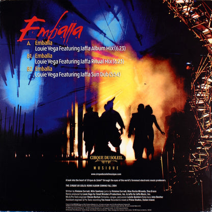 Cirque Du Soleil : Volume 4: Emballa (Louie Vega Featuring Jaffa Remixes) (12")