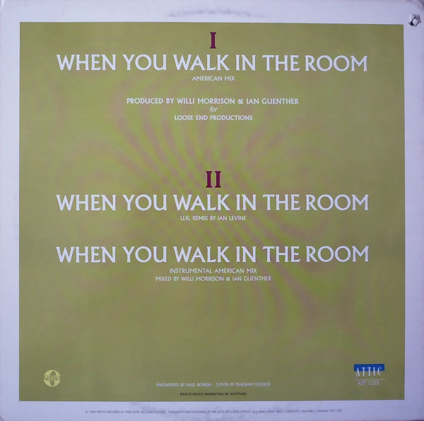 Ramming Speed : When You Walk In The Room (12", Single)