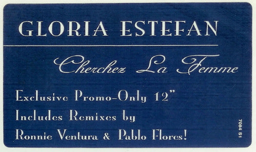 Gloria Estefan : Cherchez La Femme (12", Single, Promo)