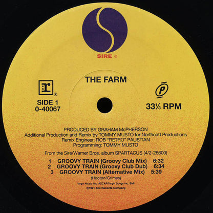 The Farm : Groovy Train (12", Maxi)