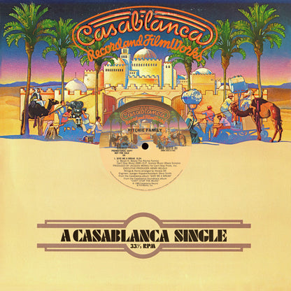 The Ritchie Family : Give Me A Break (12", S/Sided, Promo)