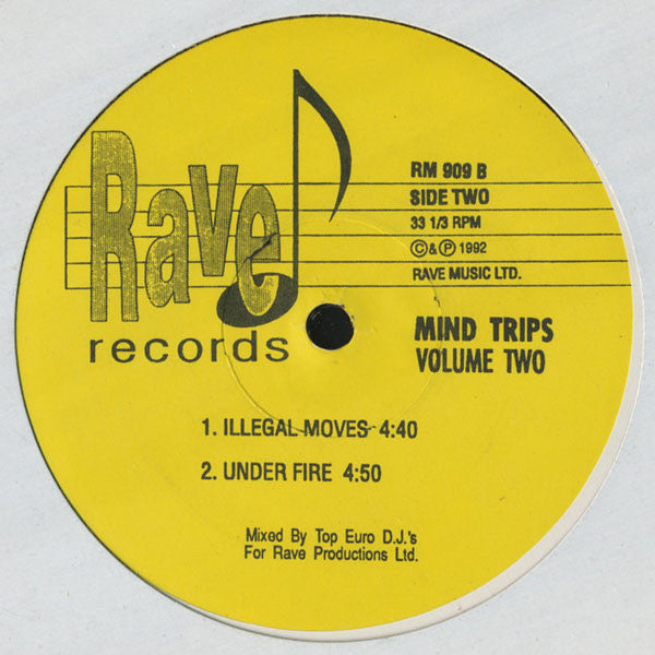 Various : Mind Trips Volume Two (12", Comp, Unofficial)