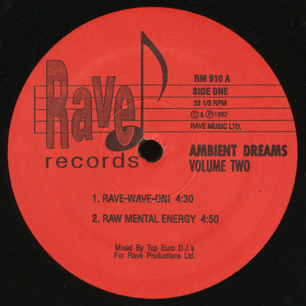 Various : Ambient Dreams Volume Two (12", Unofficial)
